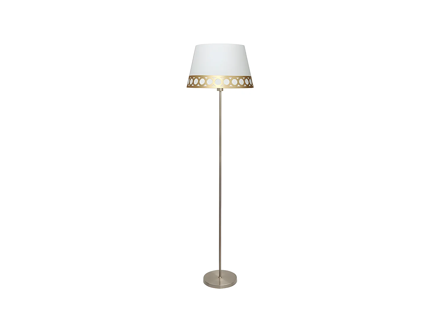 Lamp Pie Salon Dalia 1xe27 Blanc /Or FABRILAMP.