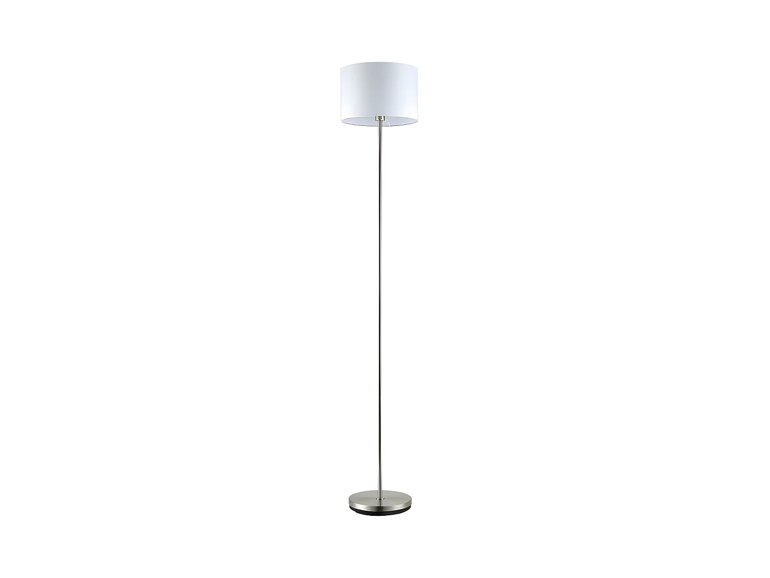 Foot Of Salon ALDEBARAN nickel avec écran blanc FABRILAMP