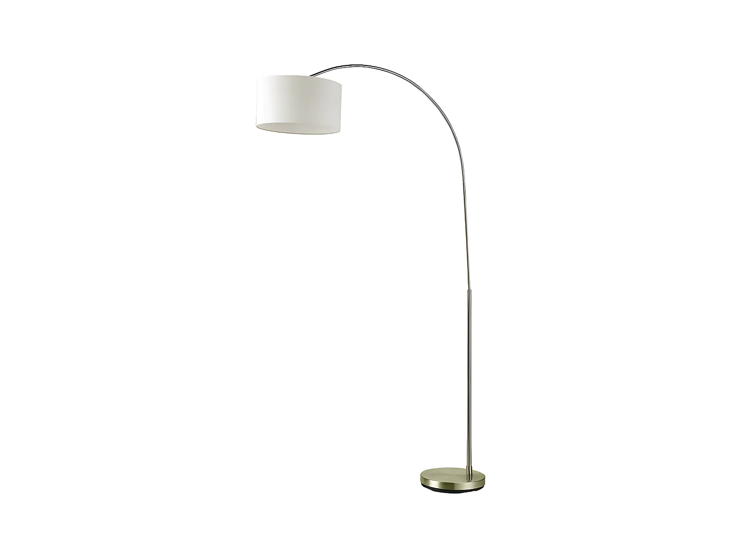 Pied de salon moderne avec écran de modèle POLUX FABRILAMP en cuir