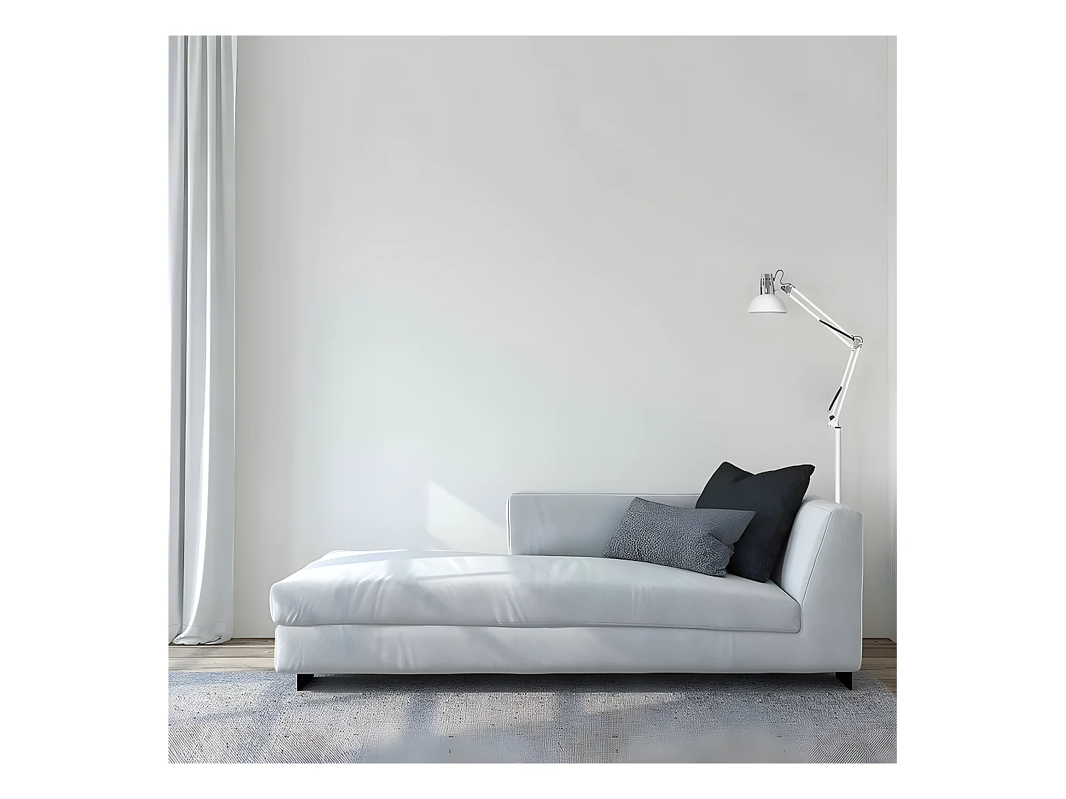 Lampada da sole formato Flexo RUTILO nero FABRILAMP