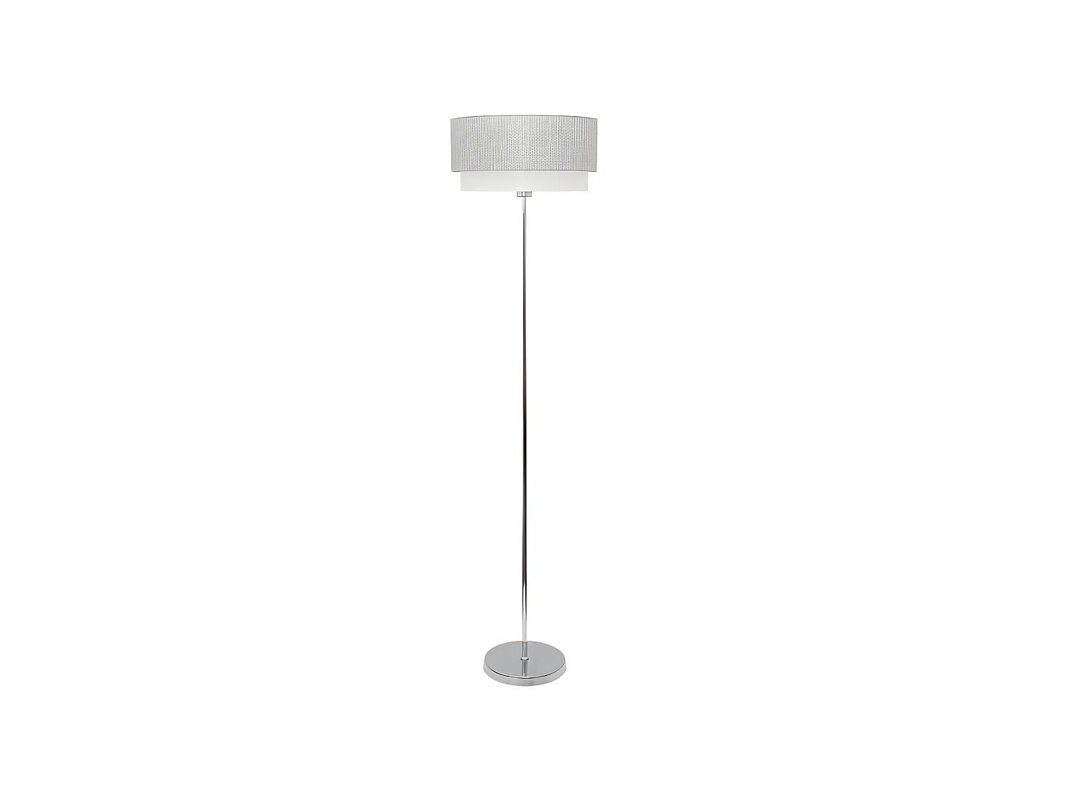 Lamp Pie Salon Kenya 1xe27 Gris/Blanc 40d FABRILAMP.