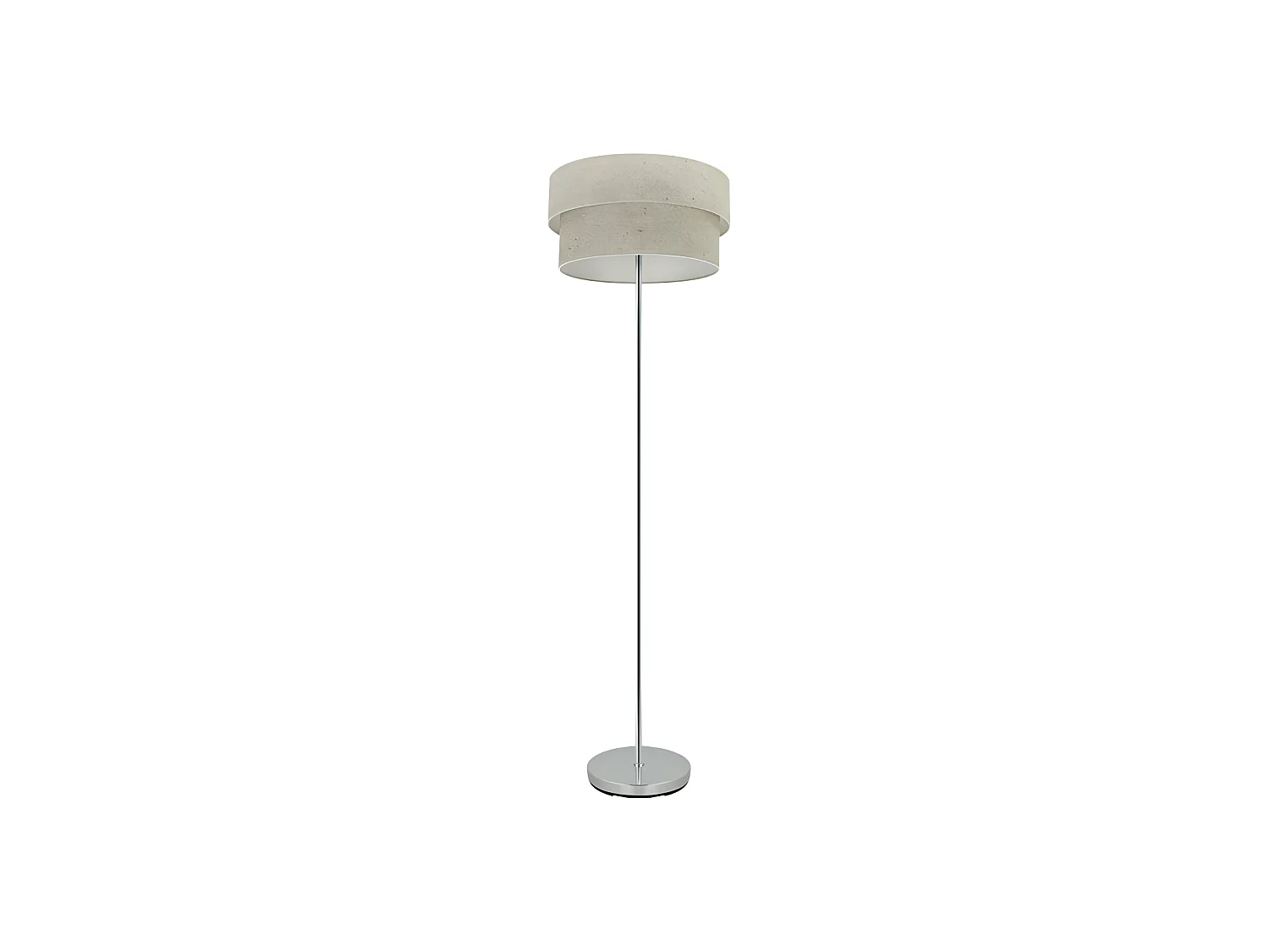 Lampe à pied avec modèle 1light Double Smile ciment Gris FABRILAMP
