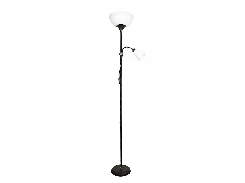 Lampada da terra VARESE in metallo con finitura nera di INTELUSA