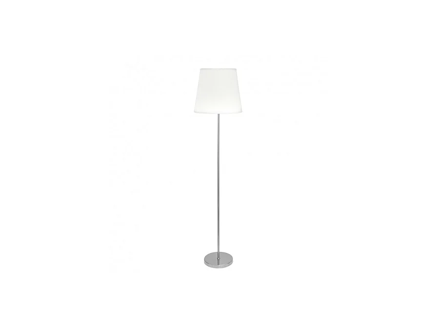 Floor Lamp Salon Maldives 1xe27 Nickel /White 40d FABRILAMP.