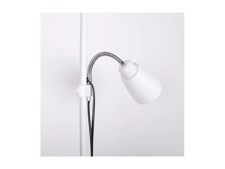 Lampadaire à double éclairage modèle VARESE blanc INTERLUSA