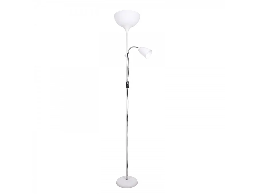 Lampadaire à double éclairage modèle VARESE blanc INTERLUSA