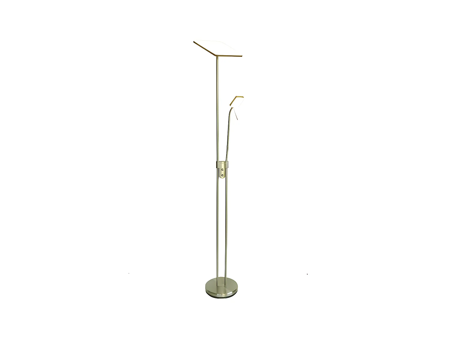 Foot Salon BETELGEUSE pelle satinata led dimmerabile 5w+18w 4000k FABRILAMP