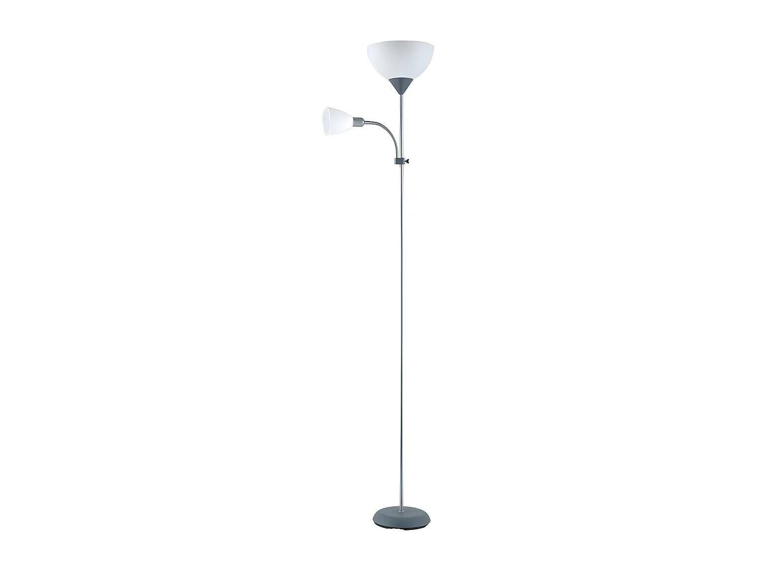 Rigel Salon Pied argent avec point de lecture 180 cm FABRILAMP