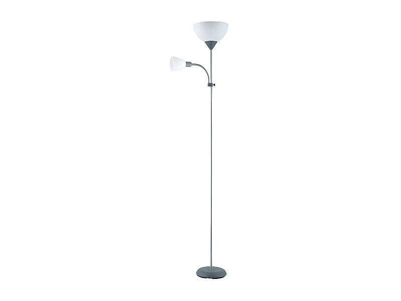 Rigel Salon Pied argent avec point de lecture 180 cm FABRILAMP