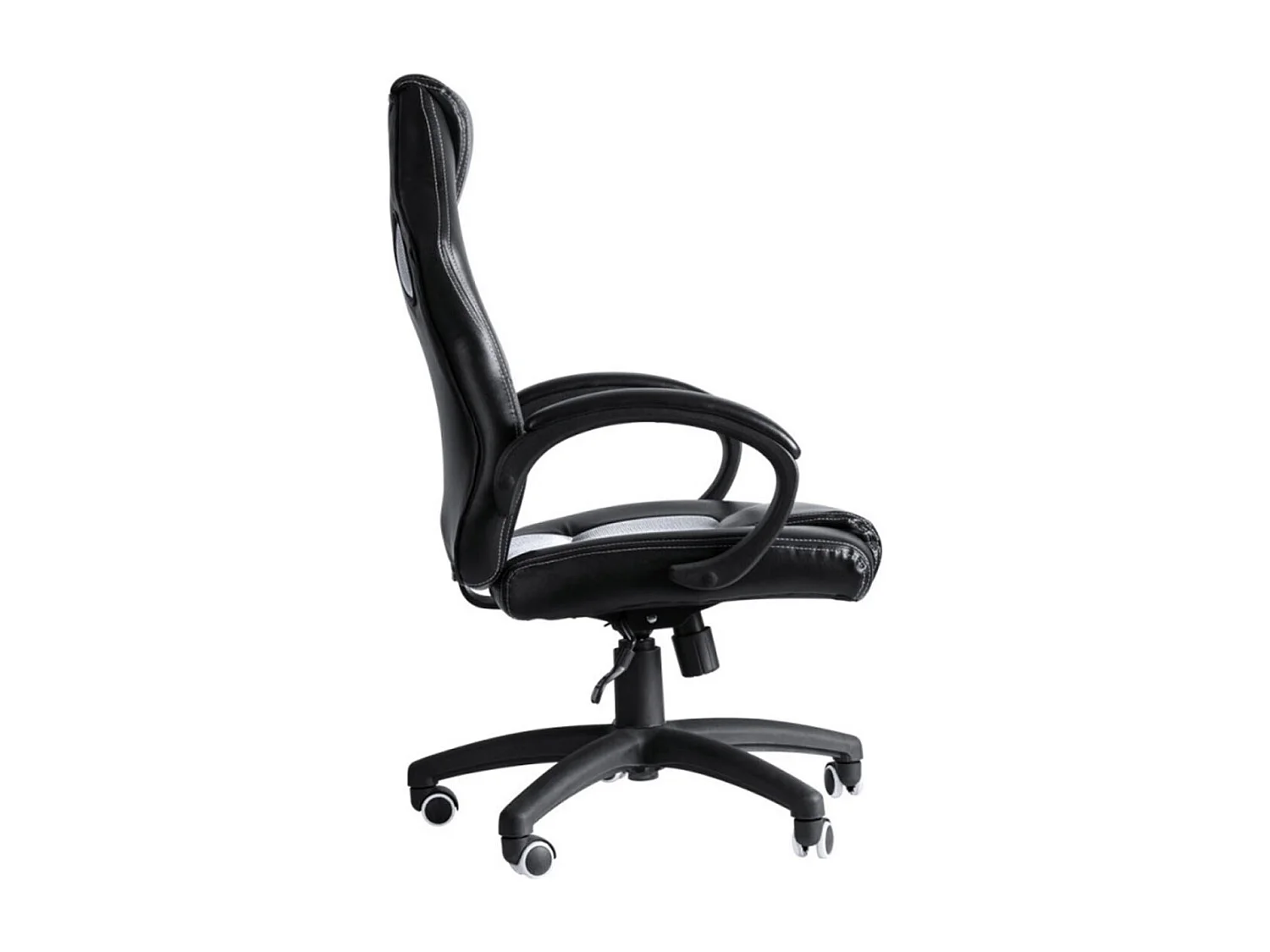 Silla Gaming Pro - Blanco y Negro - Máxima Ergonomía - Ideal para sesiones de Gaming