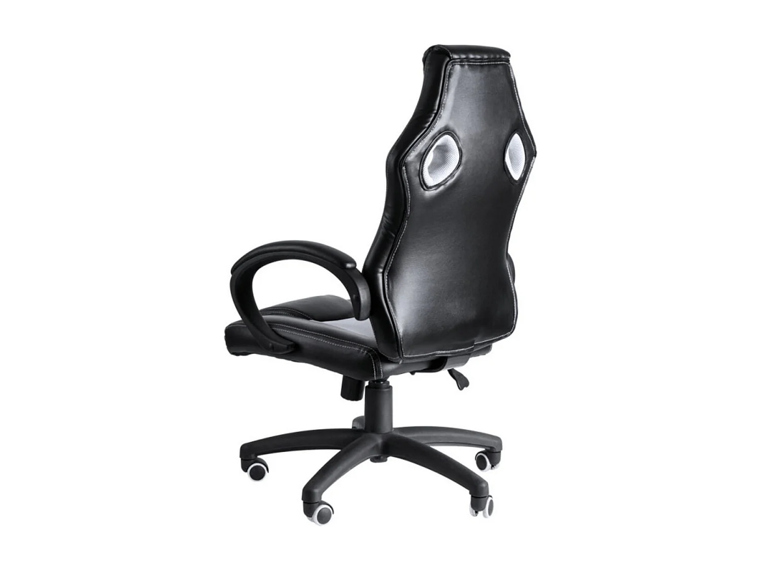 Silla Gaming Pro - Blanco y Negro - Máxima Ergonomía - Ideal para sesiones de Gaming