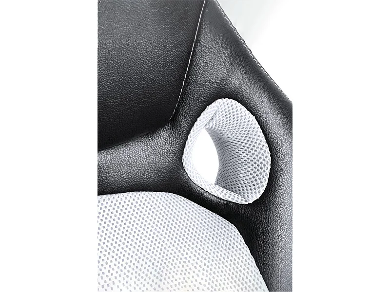 Silla Gaming Pro - Blanco y Negro - Máxima Ergonomía - Ideal para sesiones de Gaming