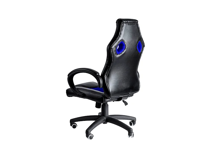 Silla Gaming Pro - Azul y Negro - Máxima Ergonomía - Ideal para sesiones de Gaming