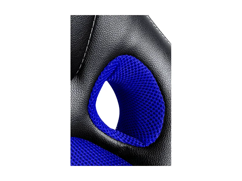 Silla Gaming Pro - Azul y Negro - Máxima Ergonomía - Ideal para sesiones de Gaming