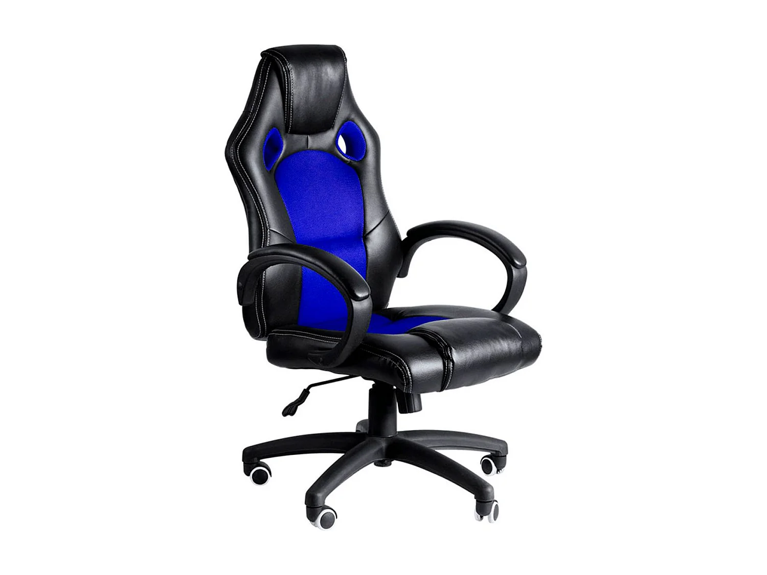 Silla Gaming Pro - Azul y Negro - Máxima Ergonomía - Ideal para sesiones de Gaming