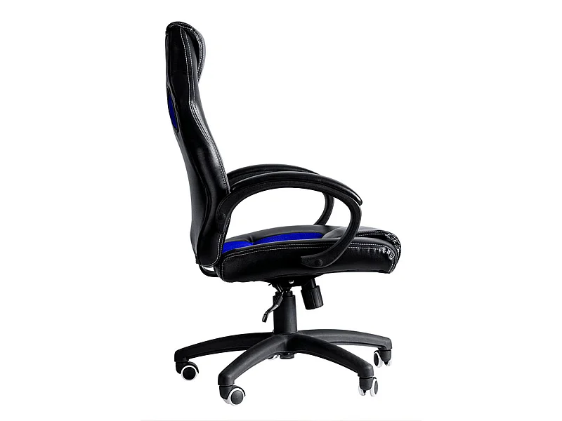 Silla Gaming Pro - Azul y Negro - Máxima Ergonomía - Ideal para sesiones de Gaming