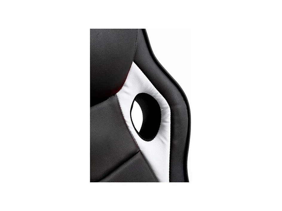 Silla Gaming Boss - Blanco y Negro - Máxima Ergonomía - Ideal para sesiones de Gaming