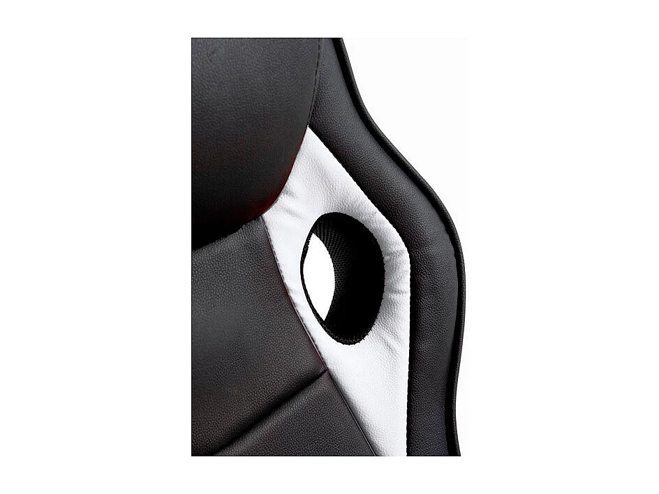 Silla Gaming Boss - Blanco y Negro - Máxima Ergonomía - Ideal para sesiones de Gaming