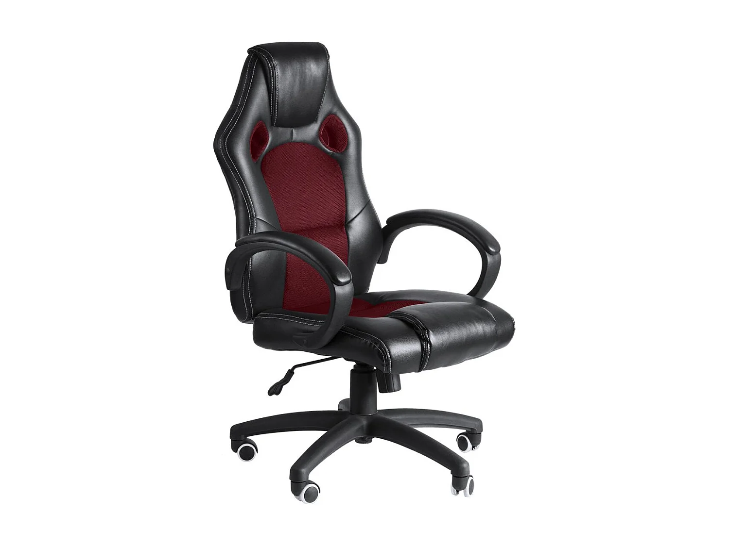Silla Gaming Pro - Rojo y Negro - Máxima Ergonomía - Ideal para sesiones de Gaming
