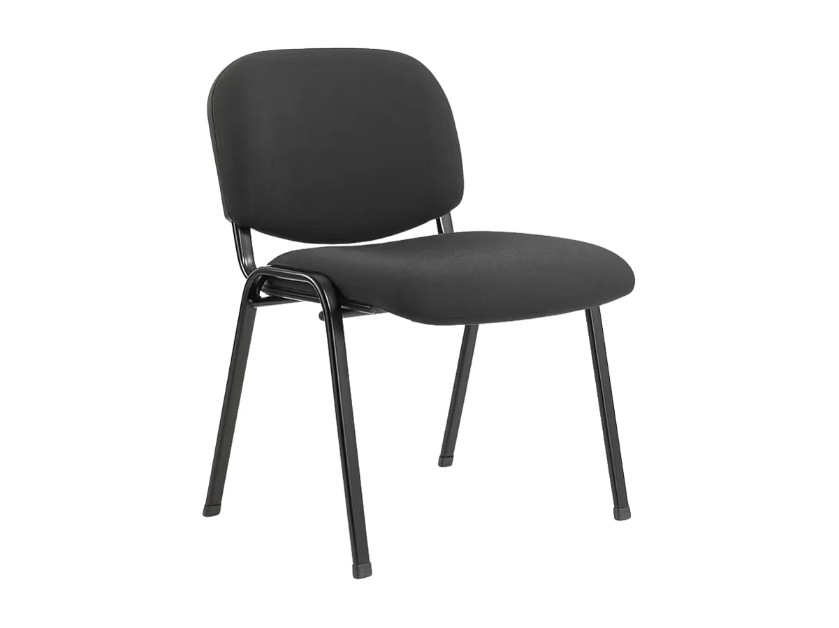 Pack 4 Sillas de Oficina sin ruedas ni brazos Ofis - Máxima Ergonomía - Ideal para Escritorio y Gaming