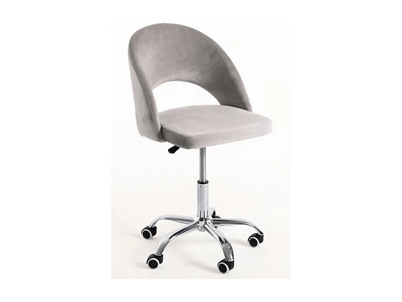 Silla de Escritorio sin brazos Hole Terciopelo Office - Diseño innovador - Ideal para Estudio y Oficinas