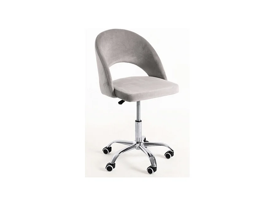 Silla de Escritorio sin brazos Hole Terciopelo Office - Diseño innovador - Ideal para Estudio y Oficinas