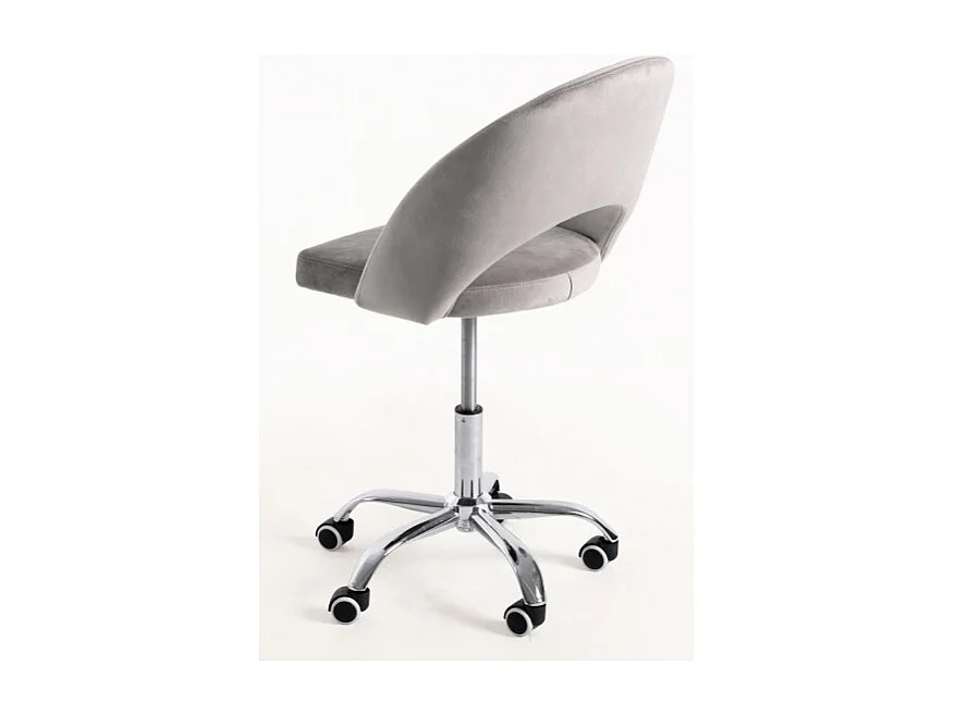 Silla de Escritorio sin brazos Hole Terciopelo Office - Diseño innovador - Ideal para Estudio y Oficinas