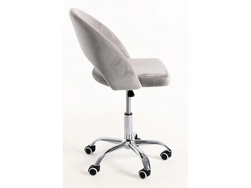 Silla de Escritorio sin brazos Hole Terciopelo Office - Diseño innovador - Ideal para Estudio y Oficinas