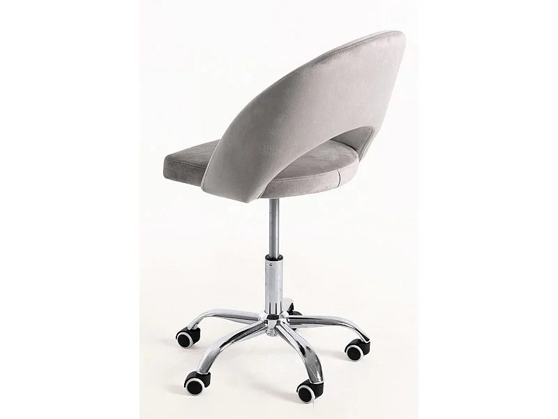 Silla de Escritorio sin brazos Hole Terciopelo Office - Diseño innovador - Ideal para Estudio y Oficinas