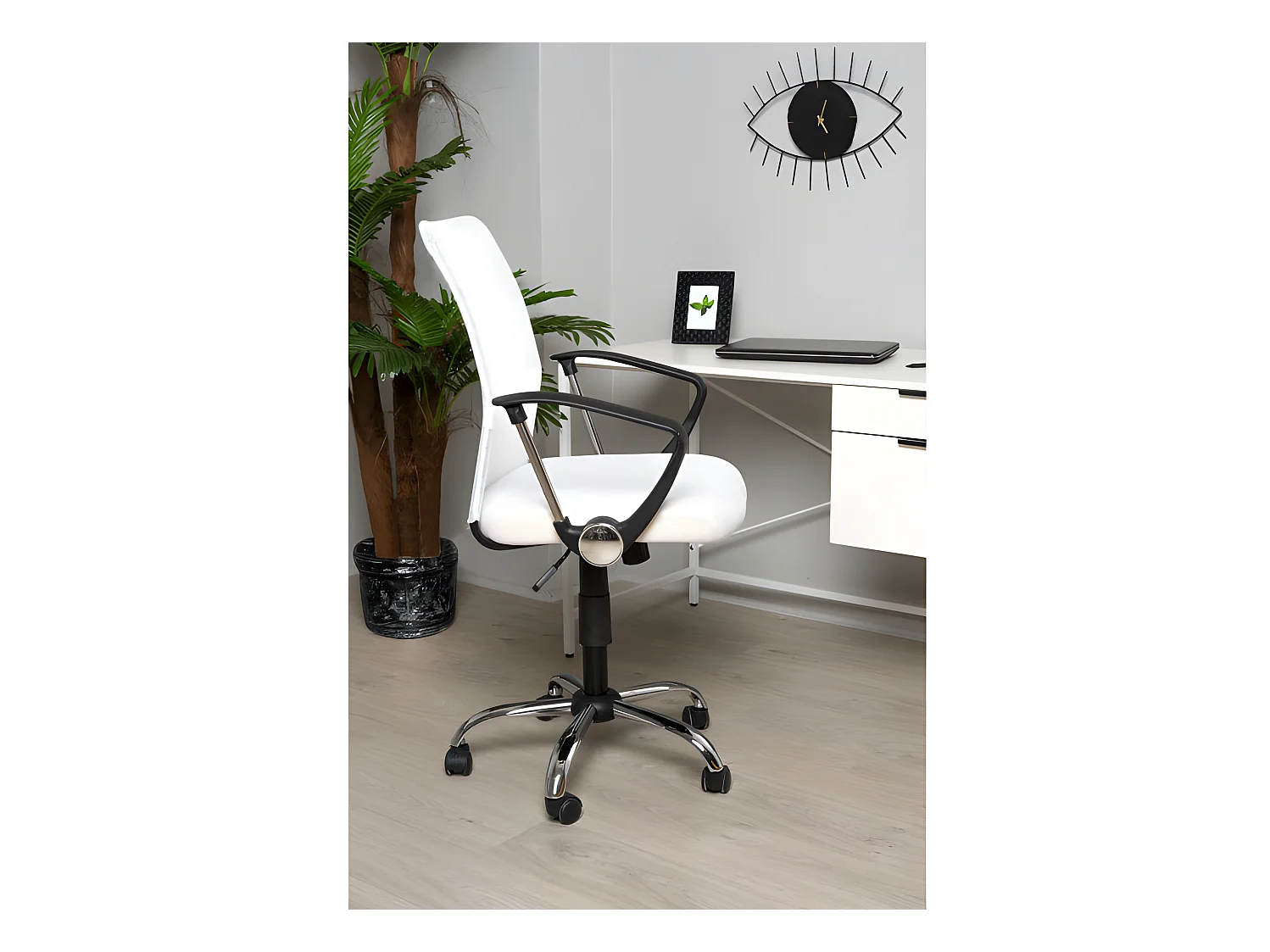 Silla de Oficina Blanca Kubas - Máxima Ergonomía - Ideal para Escritorio y Gaming