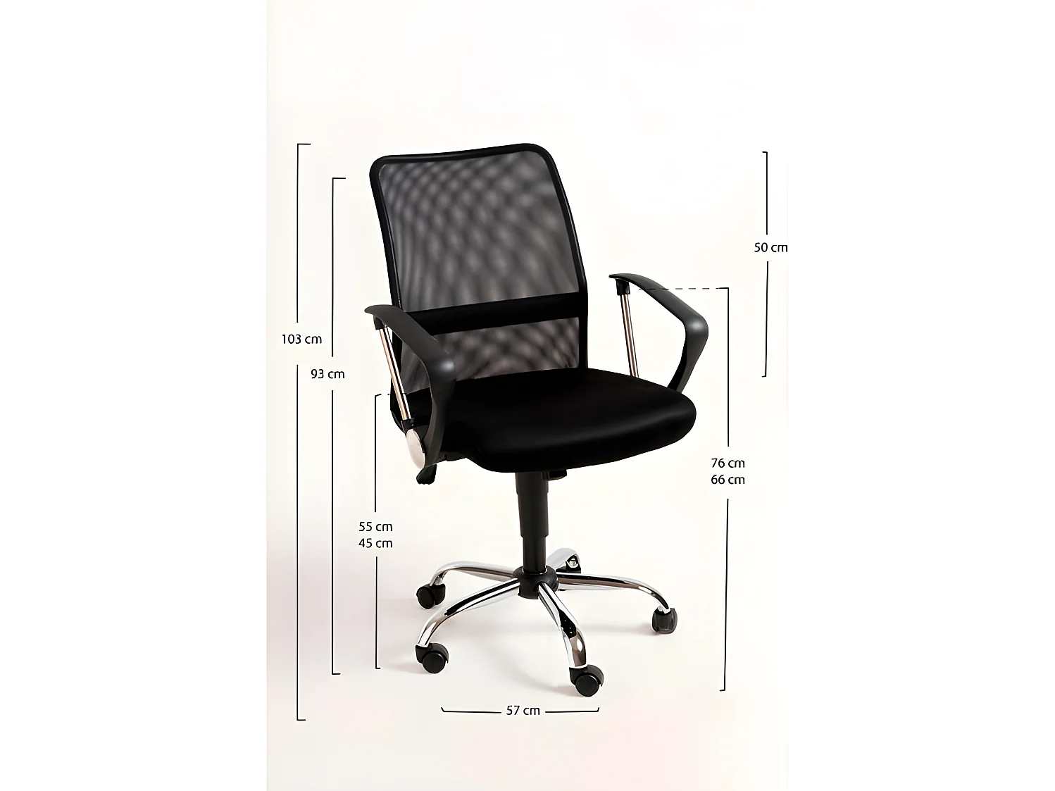 Silla de Oficina Negra Kubas - Máxima Ergonomía - Ideal para Escritorio y Gaming
