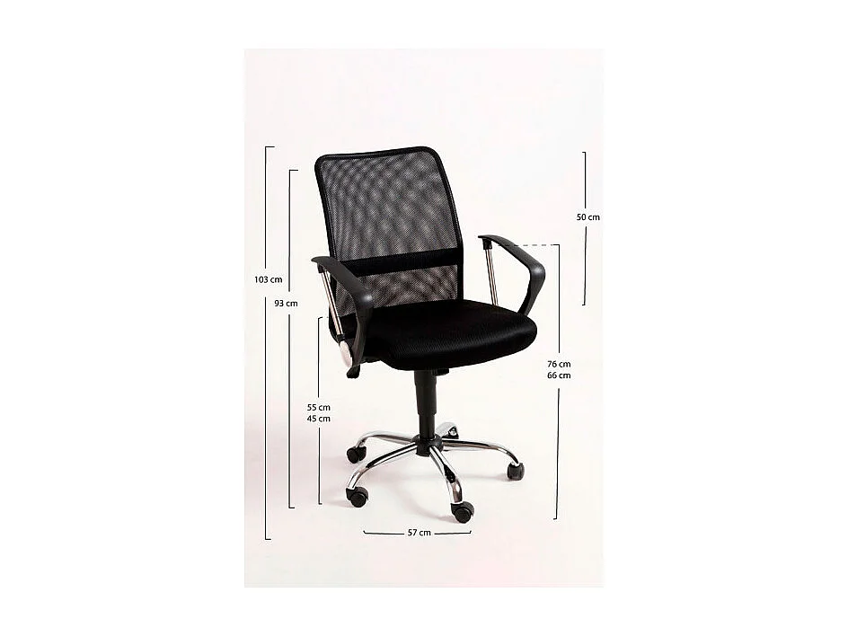 Silla de Oficina Negra Kubas - Máxima Ergonomía - Ideal para Escritorio y Gaming