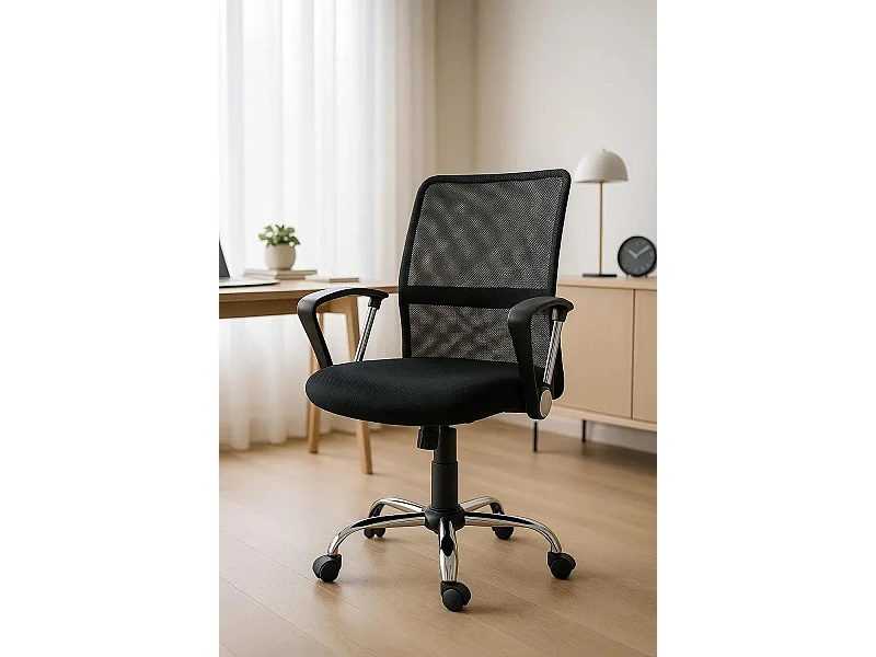 Silla de Oficina Negra Kubas - Máxima Ergonomía - Ideal para Escritorio y Gaming
