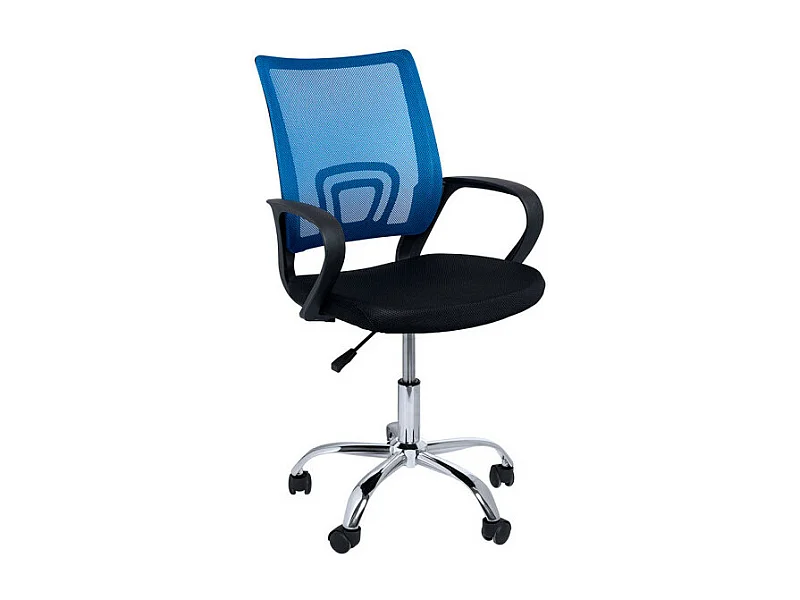 Silla de Oficina Azul y Negra Midi Pro - Máxima Ergonomía - Ideal para Escritorio y Gaming