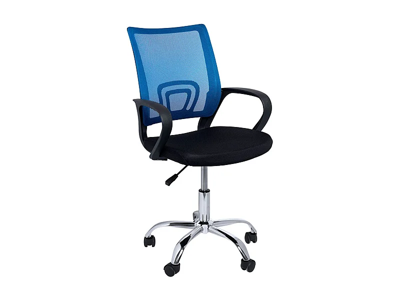Silla de Oficina Azul y Negra Midi Pro - Máxima Ergonomía - Ideal para Escritorio y Gaming