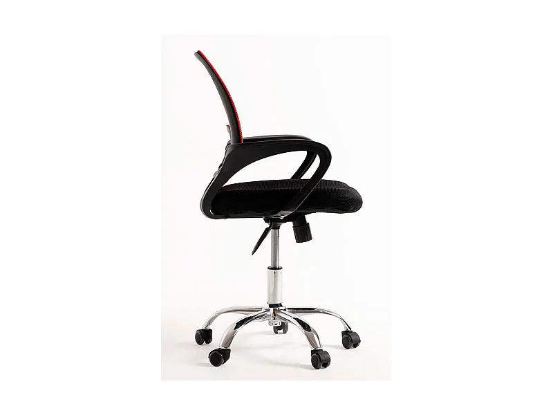 Silla de Oficina Rojo y Negra Midi Pro - Máxima Ergonomía - Ideal para Escritorio y Gaming