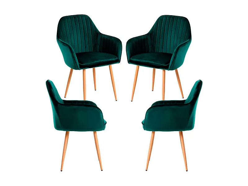 Packs Sillas Comedor - Pack 4 Sillas Chic - Verde