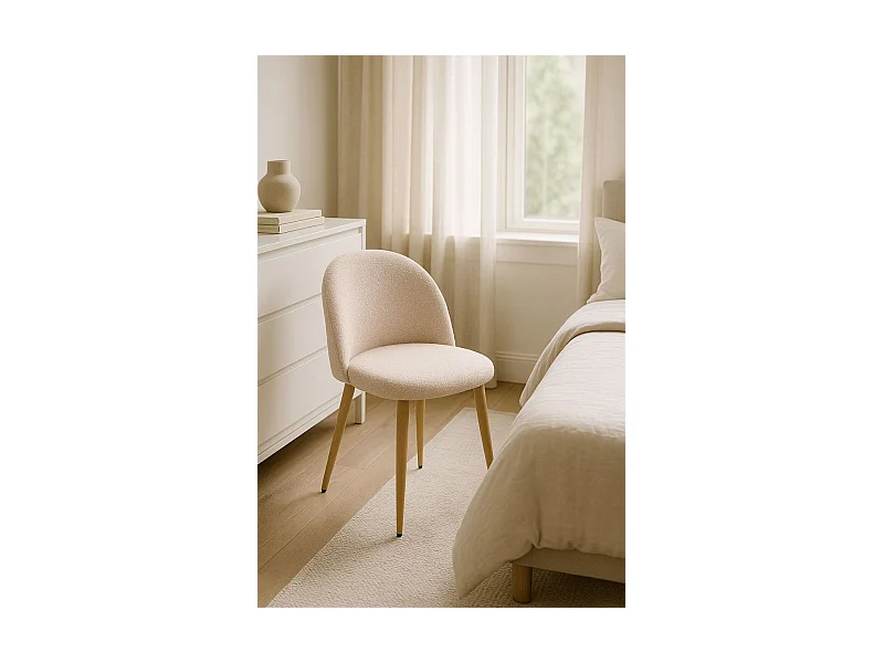 Sillas Comedor - Silla Vint Borreguito - Beige