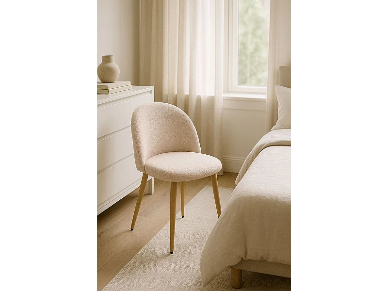 Sillas Comedor - Silla Vint Borreguito - Beige