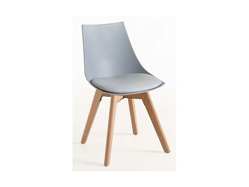 Packs Sillas Comedor - Pack 4 Sillas Blok - Gris claro