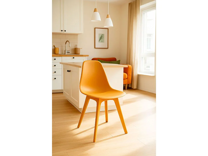 Sillas Comedor - Silla Kelen Suprym - Amarillo