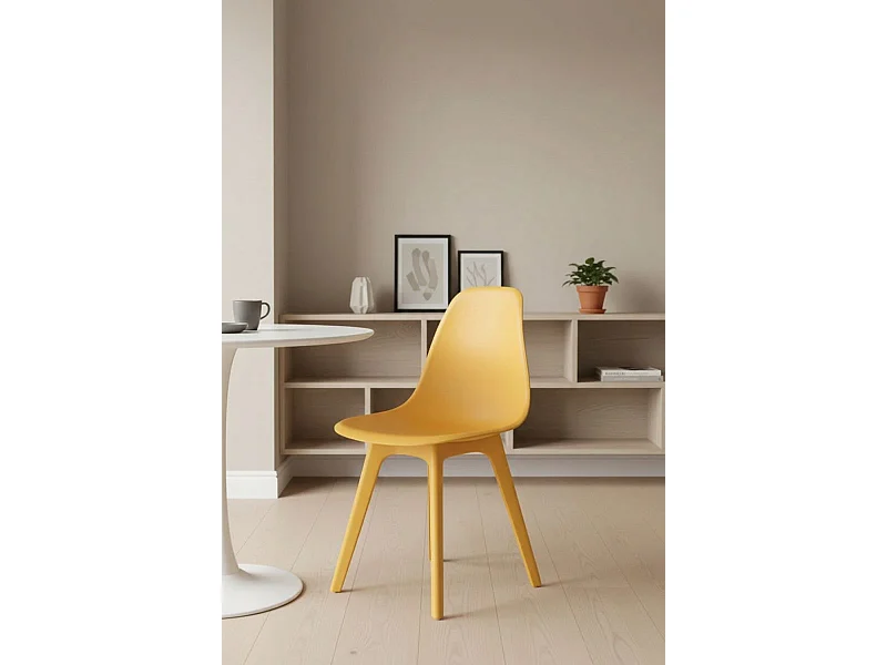 Sillas Comedor - Silla Kelen Suprym - Amarillo