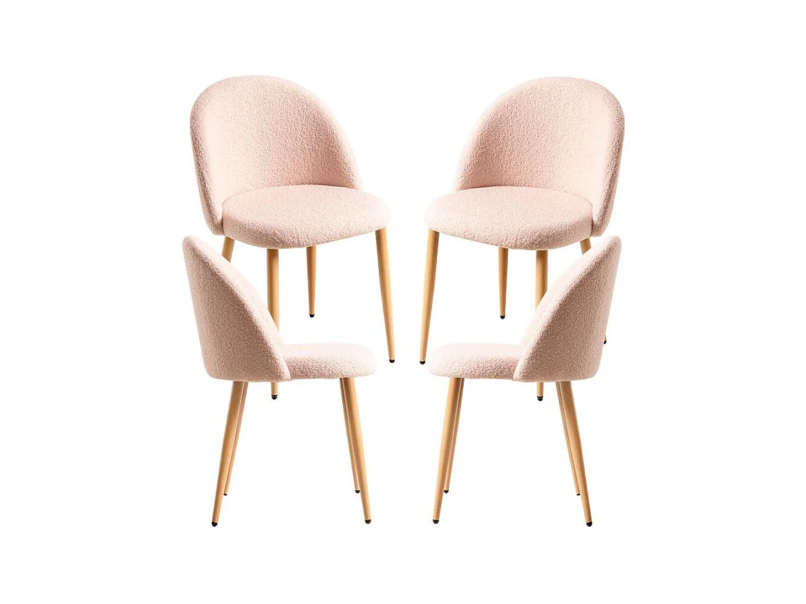 Packs Sillas Comedor - Pack 4 Sillas Vint Borreguito - Beige