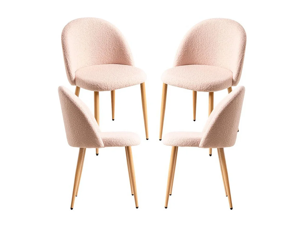 Packs Sillas Comedor - Pack 4 Sillas Vint Borreguito - Beige