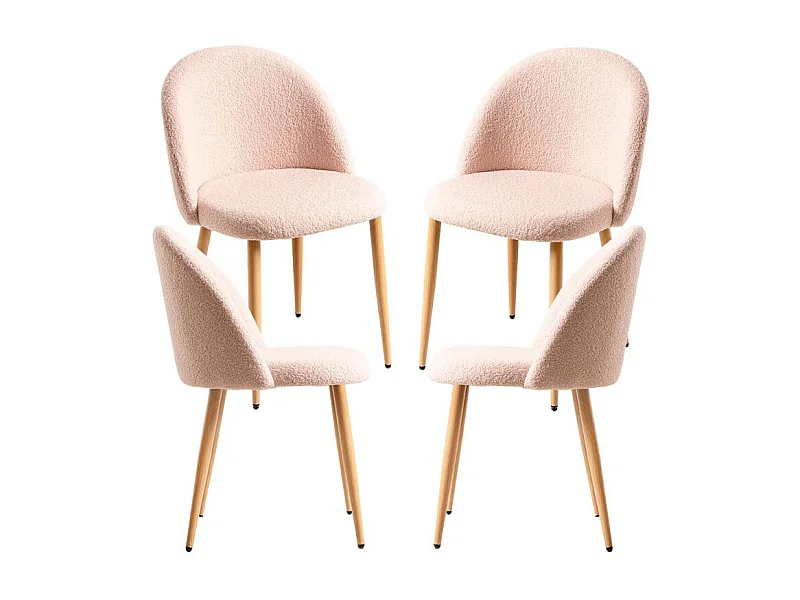 Packs Sillas Comedor - Pack 4 Sillas Vint Borreguito - Beige