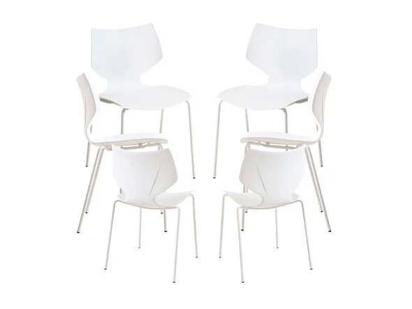 Packs Sillas Comedor - Pack 6 Sillas Plecy - Blanco