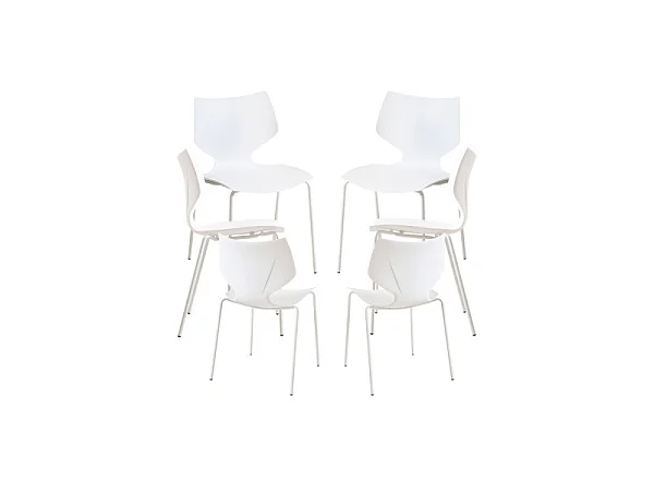 Packs Sillas Comedor - Pack 6 Sillas Plecy - Blanco