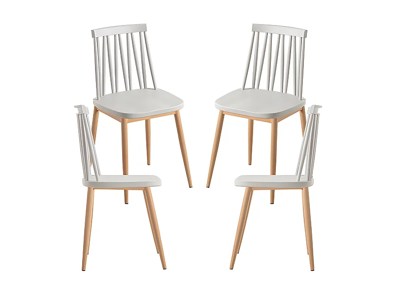 Packs Sillas Comedor - Pack 4 Sillas Tilba - Gris claro