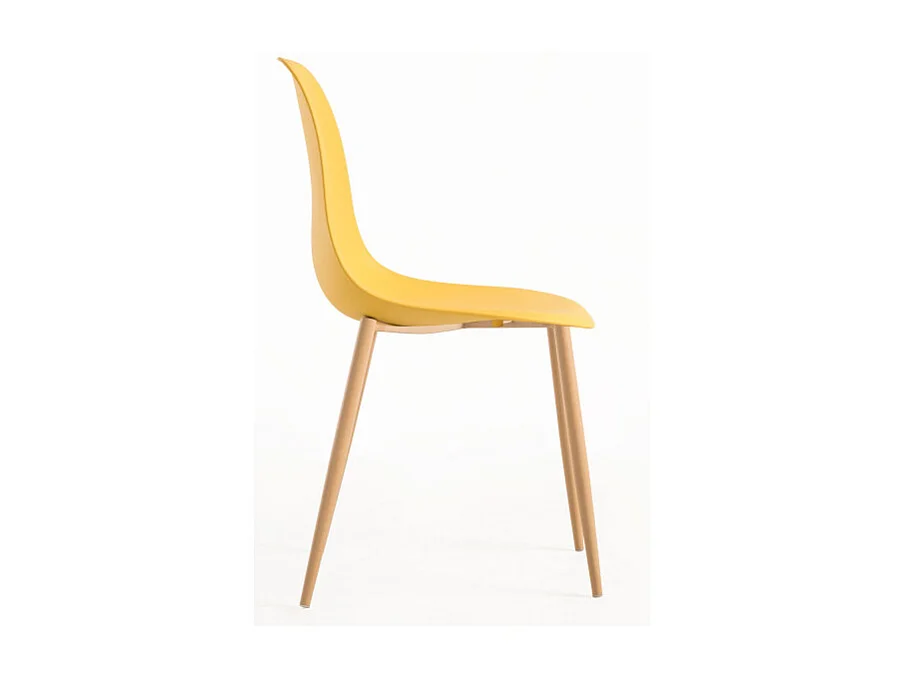Packs Sillas Comedor - Pack 2 Sillas Mykle - Amarillo