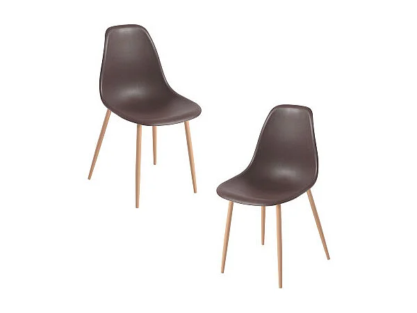 Packs Sillas Comedor - Pack 2 Sillas Mykle - Marrón